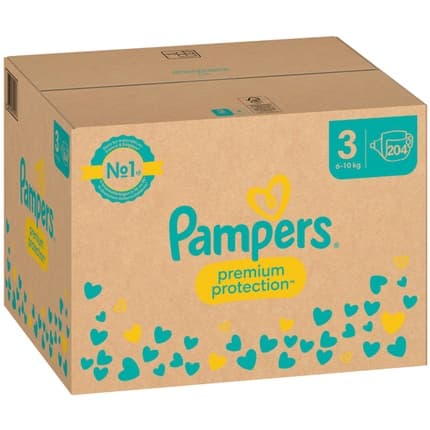 Pampers Premium Protection Size 3 Midi 610 Kg 204 Count Diapers