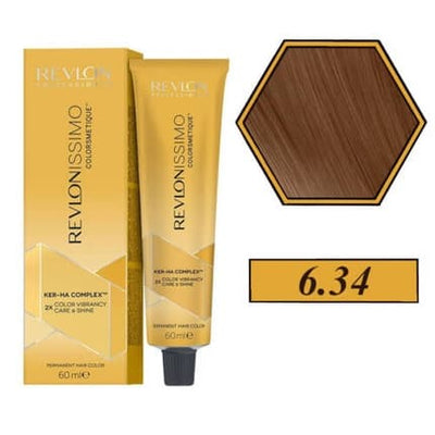 Revlon Revlonissimo Colorsmetique Hair Color 60ml 6.34