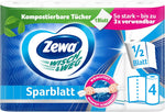 Zewa Haushaltsrolle Wisch&amp;Weg Sparblatt 4x74 