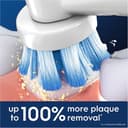 Oralb Pro Sensitive Clean Electric Toothbrush Head Xshaped Extra Soft Bristles Gentle Brushing Plaque Removal White