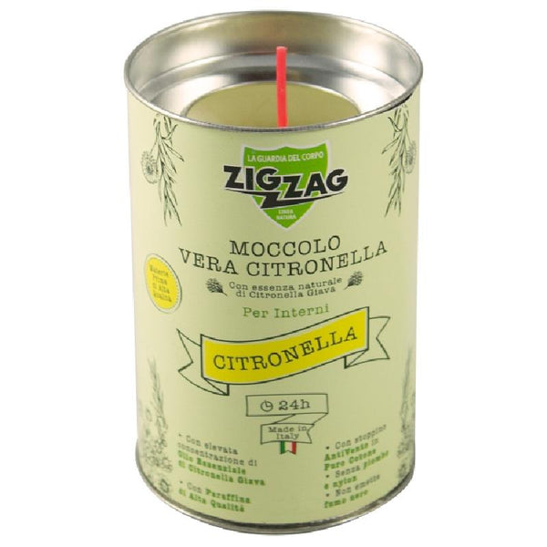 CITRONELLA CANDLES 10x6.5 CM. ZIG ZAG