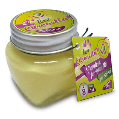 28g Citrongrass Glass Candles by Setablu 40046