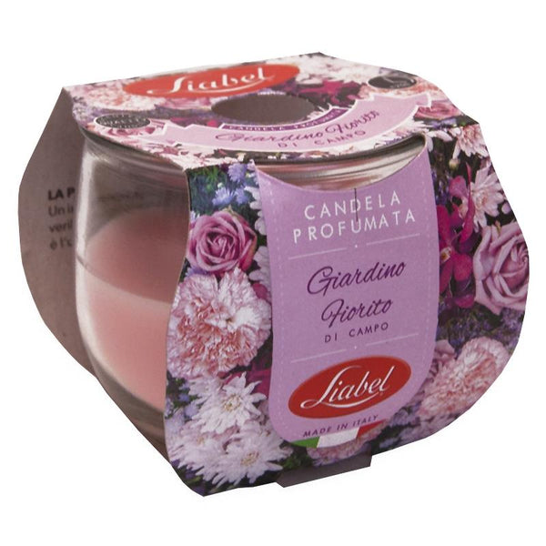 LIABEL CANDLE GLASS FLOWER GARDEN