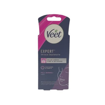 Veet Expert Depilatory Strips for Normal Skin 12 Strips