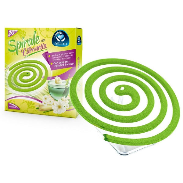 SETABLU MOSQUITO SPIRALS 10 PCS. CITRONELLA