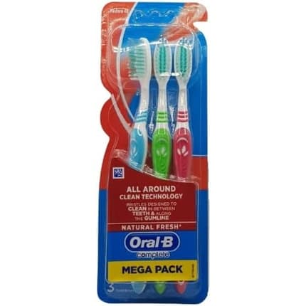Oral-B Complete All Around Clean Technology Toothbrushes - Mega Pack of 3