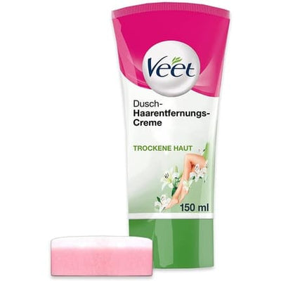 Veet Silky Fresh Shower Hair Removal Cream – 150ml with Sponge