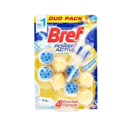 Bref Power Activ Duplo Lemon Basket Toilet Package 2 x 50g - Total: 100g