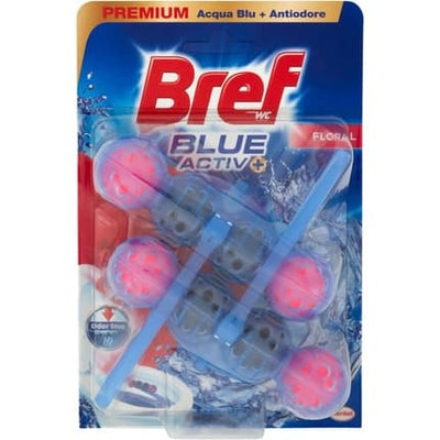 Bref Wc Blue Activ Floral Toilet Cleaner Tablets 100g