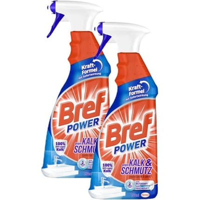 Bref Power Against Limescale And Dirt, Limescale Cleaner, Spray Bottle, For