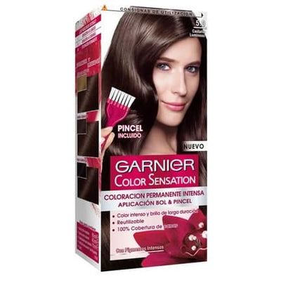 Garnier Color Sensation Permanent Cream Hair Color 50 Luminous Brown