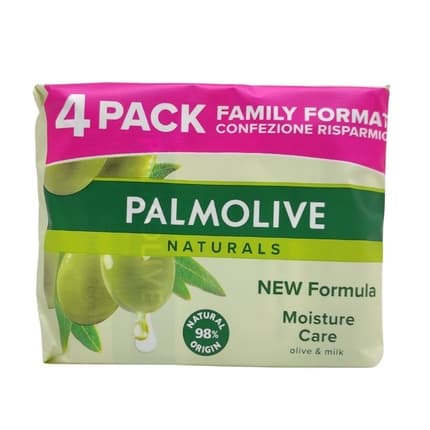 Palmolive Solid Soap 90 Gr X 4 Olive & Milk