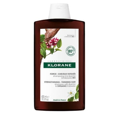 Klorane Quinina & Edelweiss Bio Shampoo – 400ml for Thinning Hair